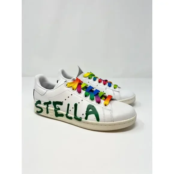 Stella McCartney x Ed Curtis x adidas Originals Stan Smith Classic Sneakers 5.5 - Picture 5 of 13